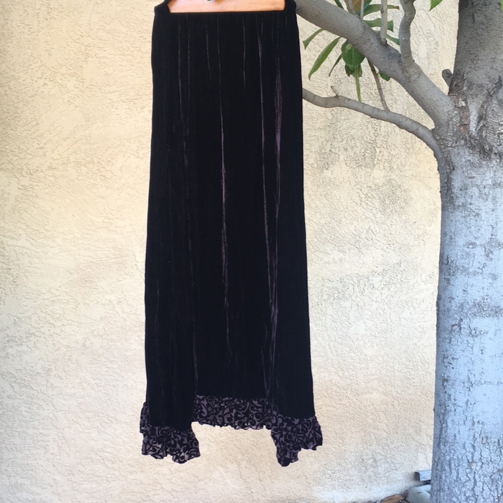 Gorgeous Velvet Long Skirt